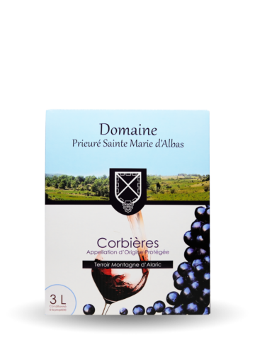 BIB 3L AOP Corbières Rouge