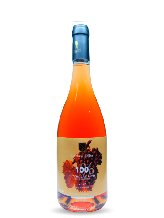 Vin orange 100% Grenache Gris Domaine Prieuré Sainte Marie d'Albas