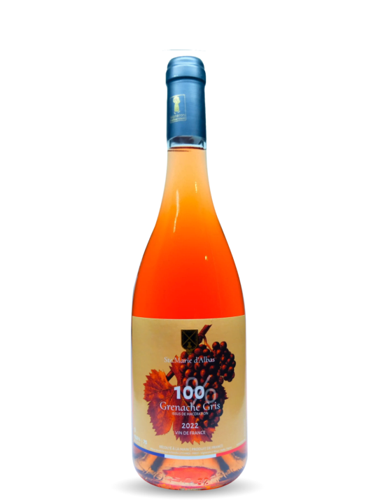 Vin orange 100% Grenache Gris Domaine Prieuré Sainte Marie d'Albas