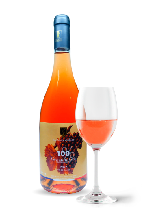 Vin orange 100% Grenache Gris Domaine Prieuré Sainte Marie d'Albas