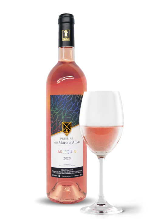 Vin rosé Arlequin Domaine Prieuré Sainte Marie d'Albas