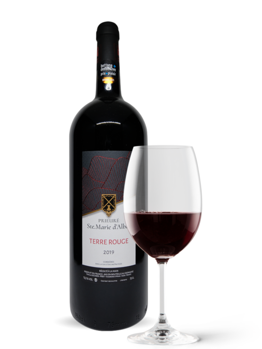 Terre Rouge Magnum vin rouge Domaine Prieuré Sainte Marie d'Albas