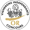 Médaille d'or concours Vignerons indépendants